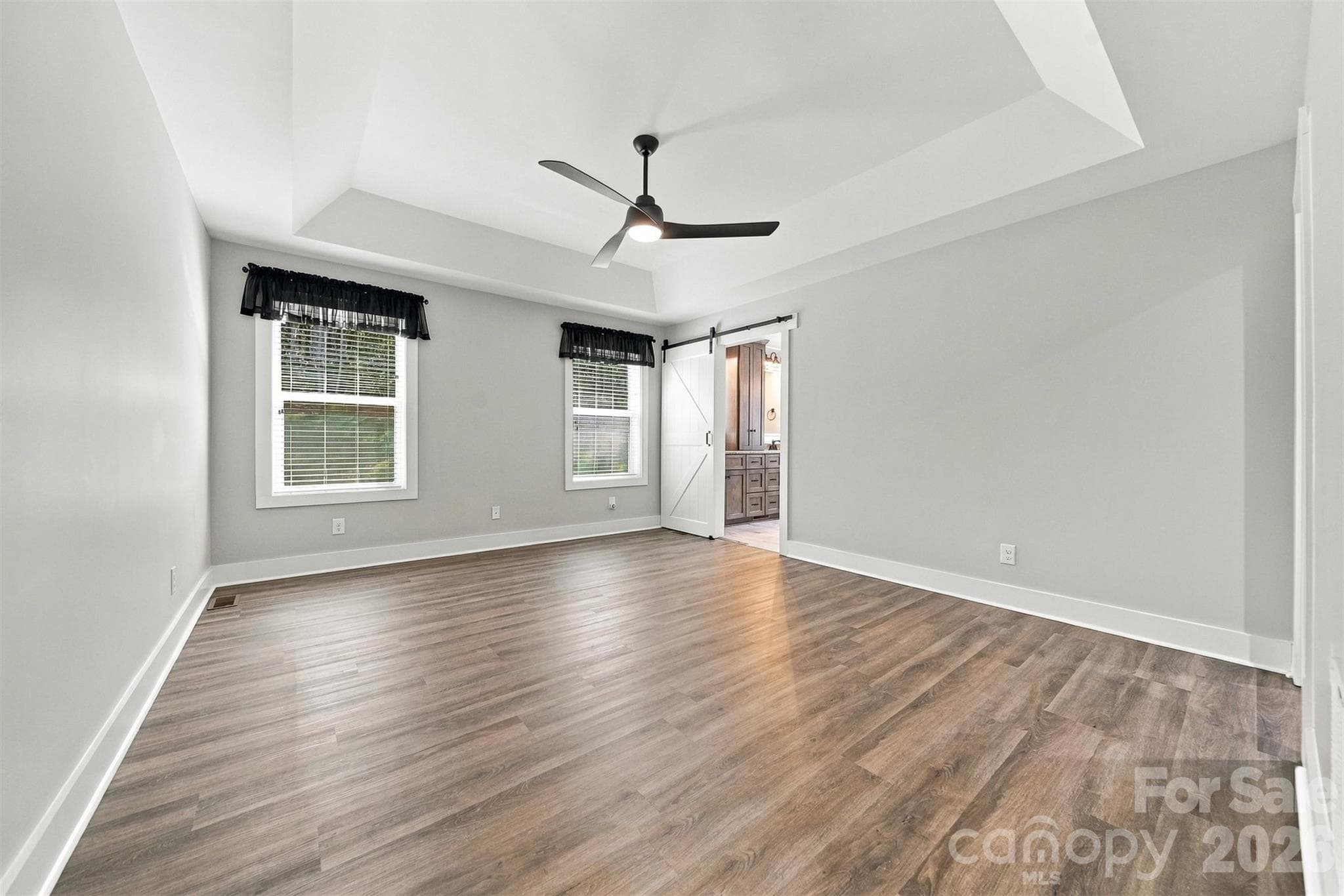Primary Bedroom, Tray Ceilings - 41 Emerson Court, Taylorsville