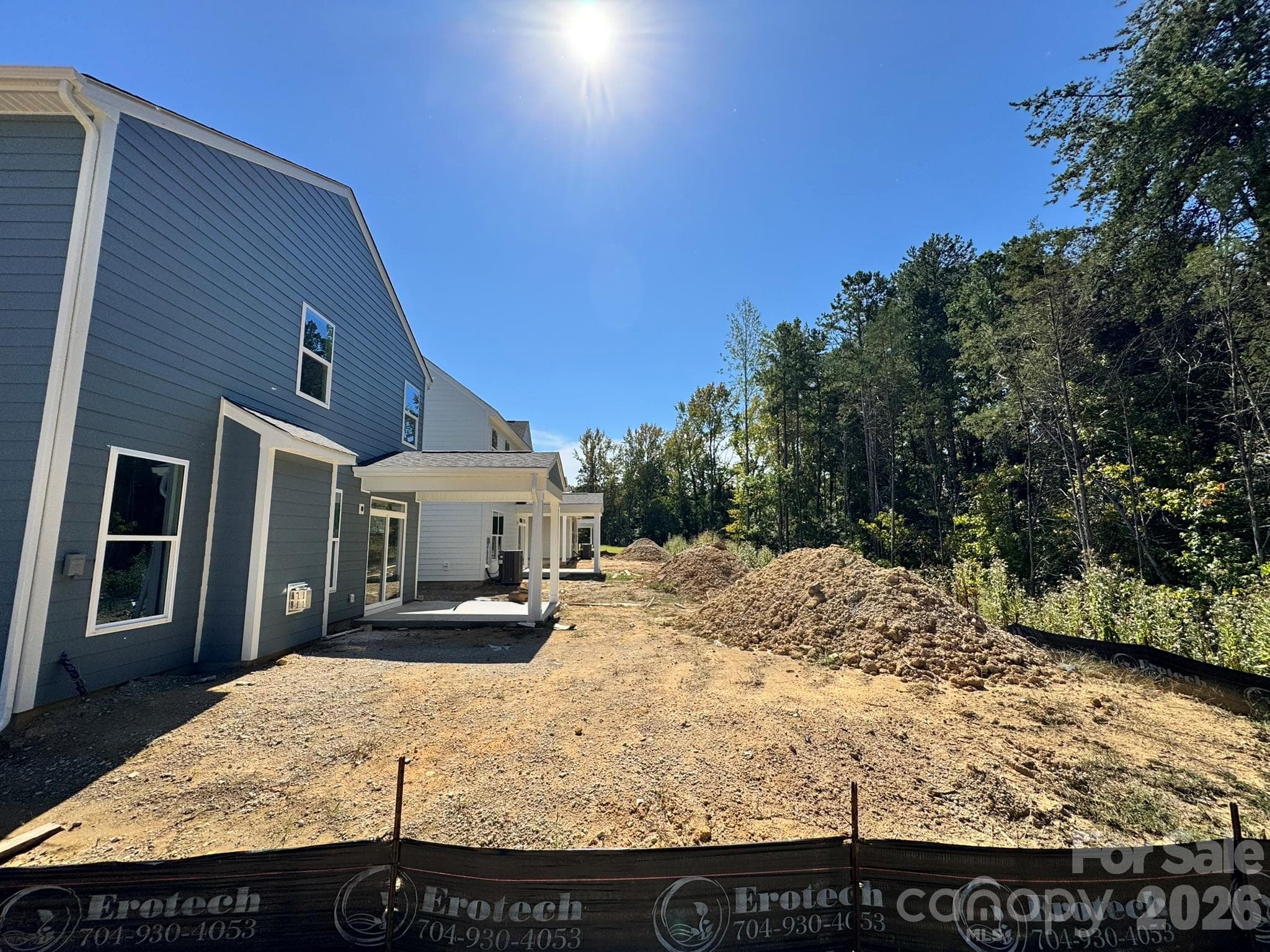 Rear of home - 13139 Foxberry Road, Charlotte