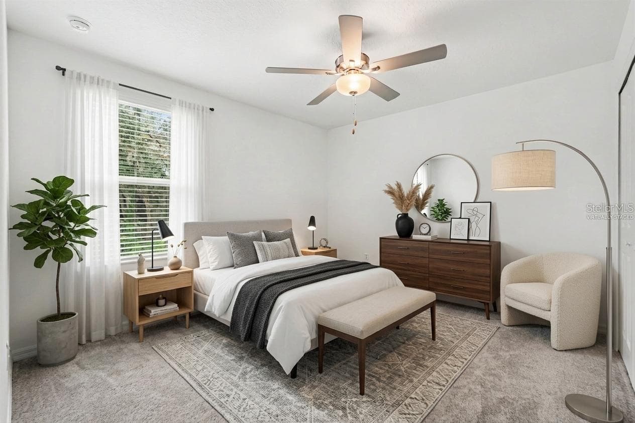 Virtually Staged Bedroom - 6259 BACK FORTY LOOP, ZEPHYRHILLS