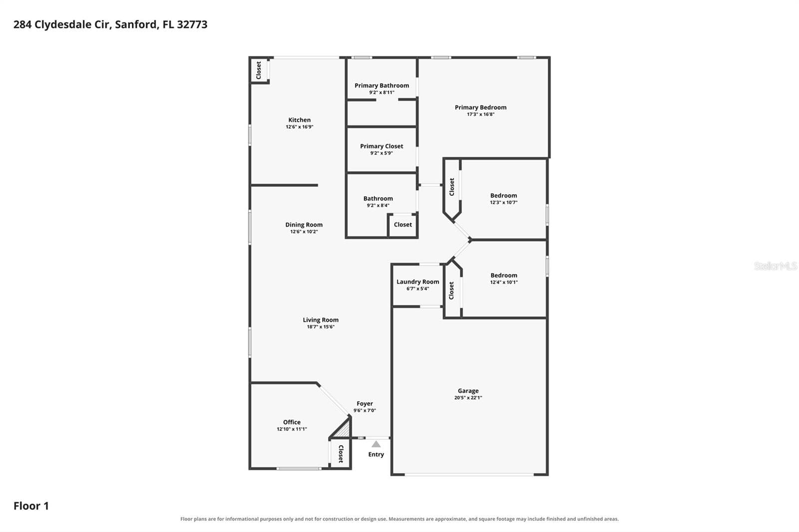 Single Family Residence at 284 CLYDESDALE CIR, SANFORD, photo 44 of 44