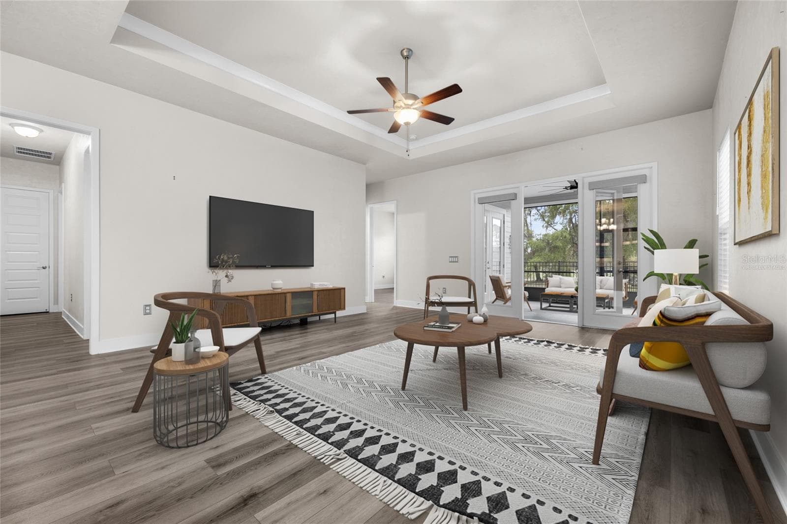 Virtually Staged Great Room - 1329 NW 132ND BLVD, NEWBERRY