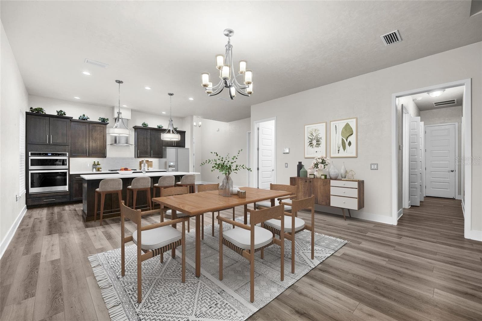 Virtually Staged Dining Area - 1329 NW 132ND BLVD, NEWBERRY