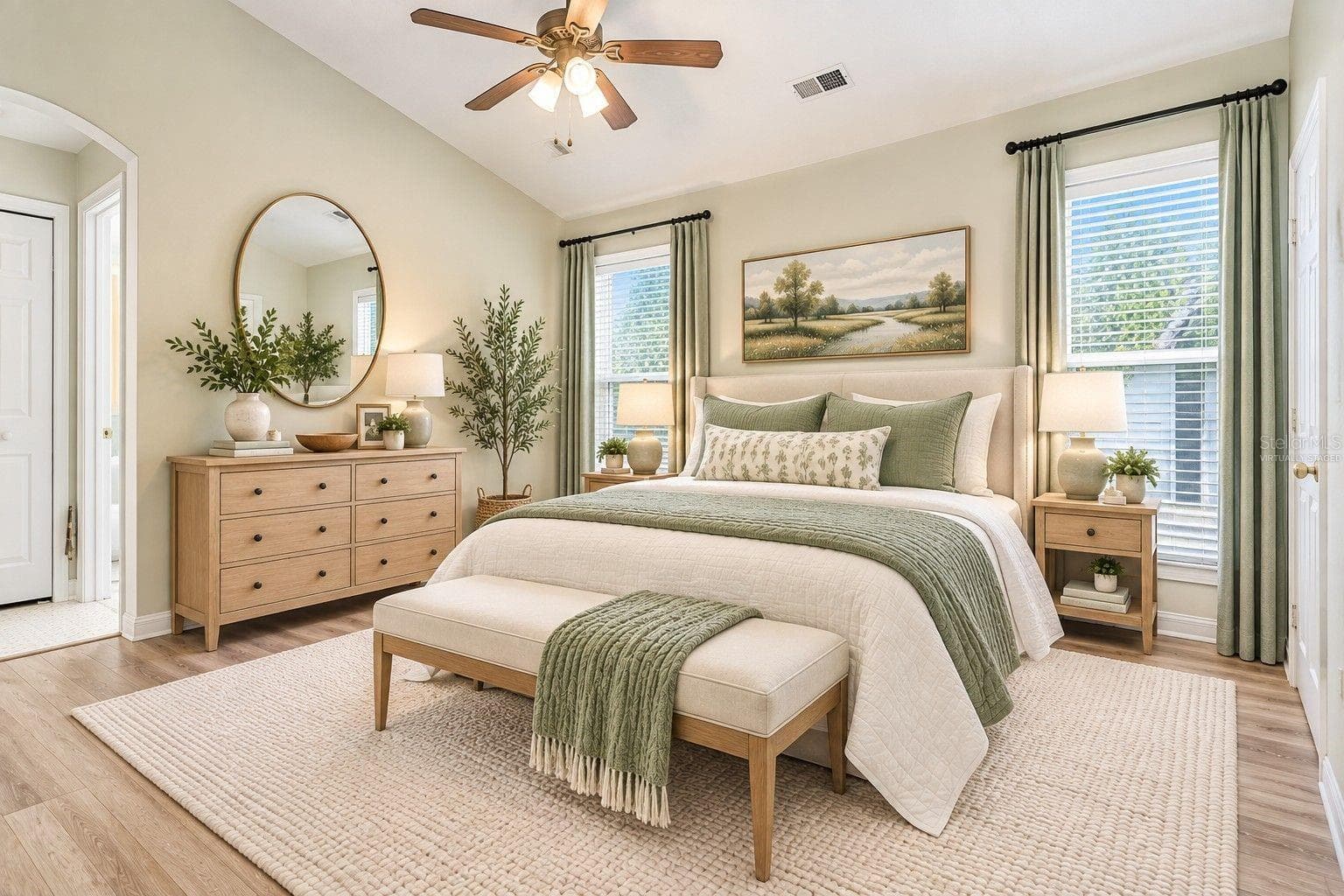 Bedroom 5 En Suite - Virtually Staged - 16102 MAGNOLIA HILL ST, CLERMONT