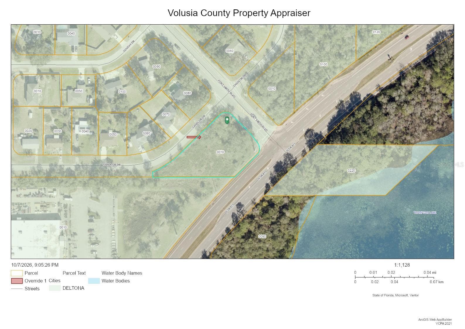 Land at 3690 SANDLOR DR, DELTONA, photo 2 of 3