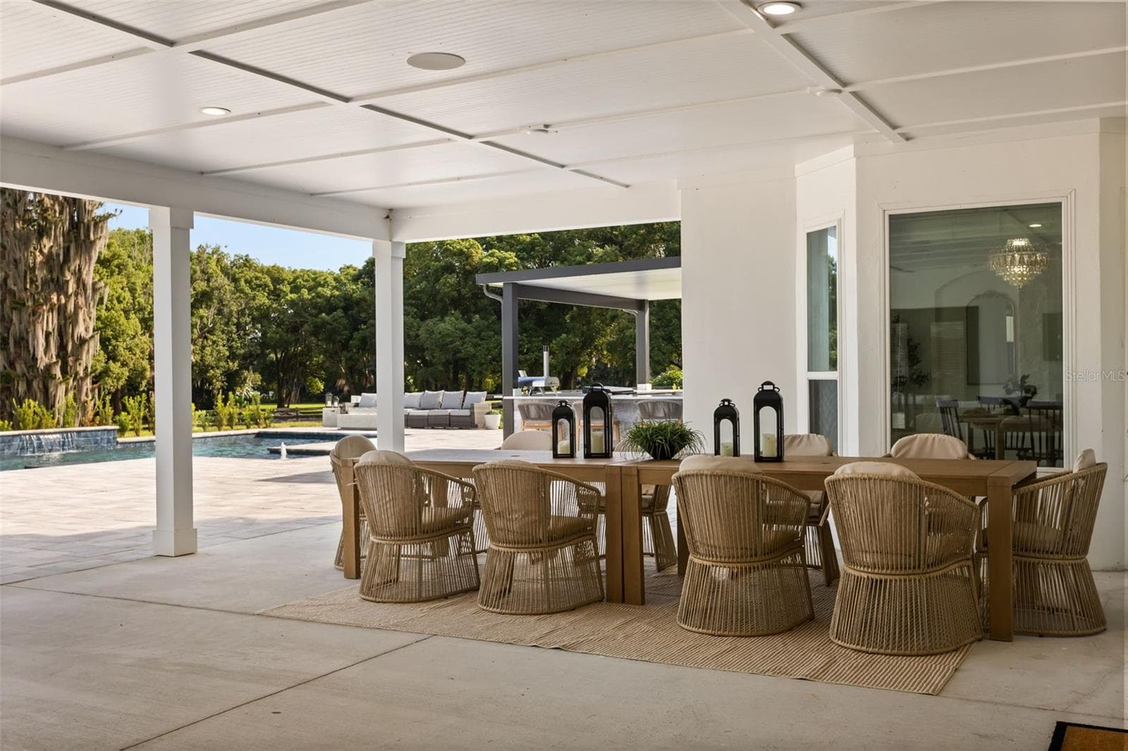Lanai Dining Area - 7703 SADLER RD, MOUNT DORA