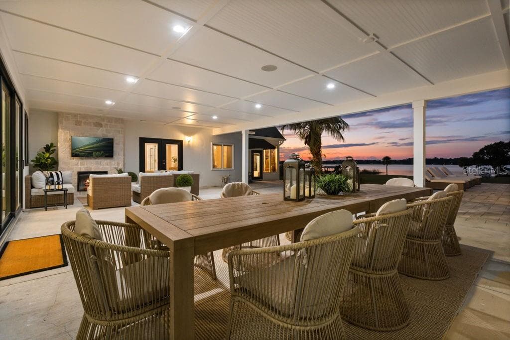 Lanai Dining Area - 7703 SADLER RD, MOUNT DORA