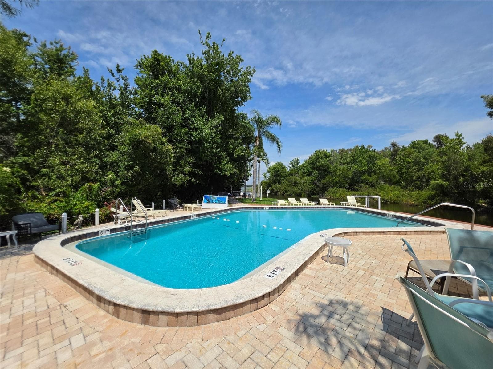 Pool on Lake Tarpon - 2511 DOLLY BAY DR #104, PALM HARBOR