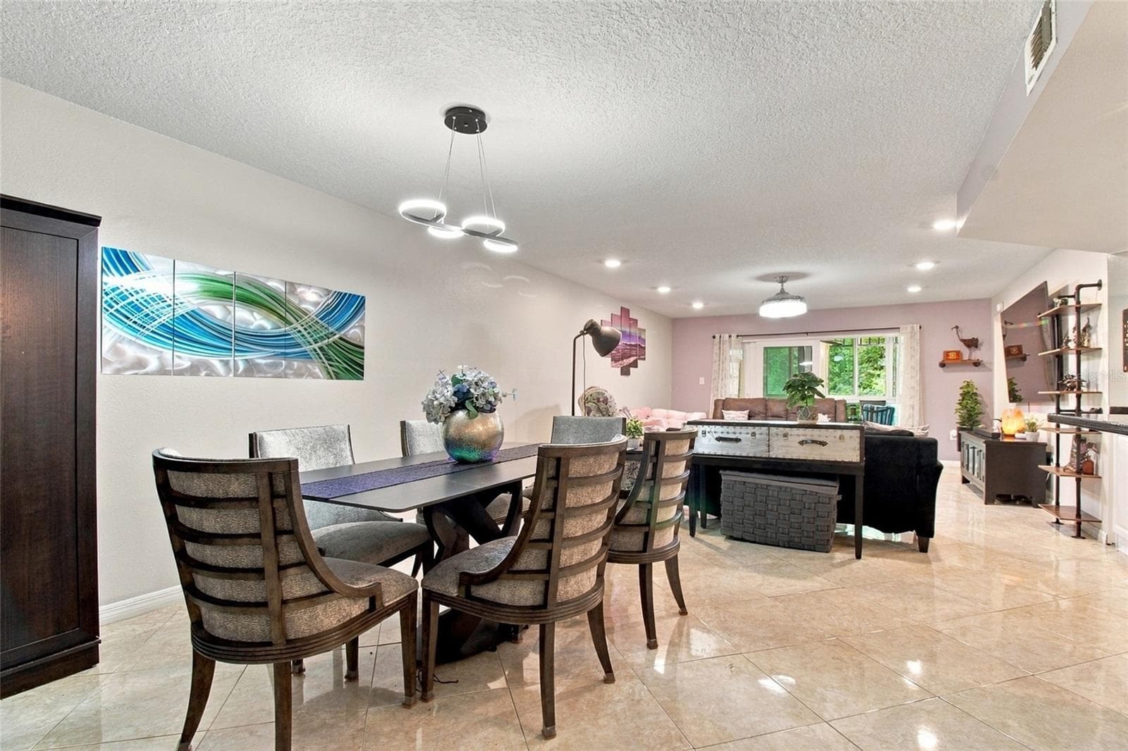 Dining Room into Open Concept LR, Kitchen - 2511 DOLLY BAY DR #104, PALM HARBOR