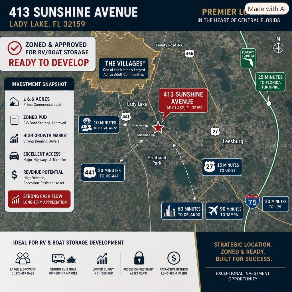 Land at 413 SUNSHINE AVE, LADY LAKE, photo 6 of 7
