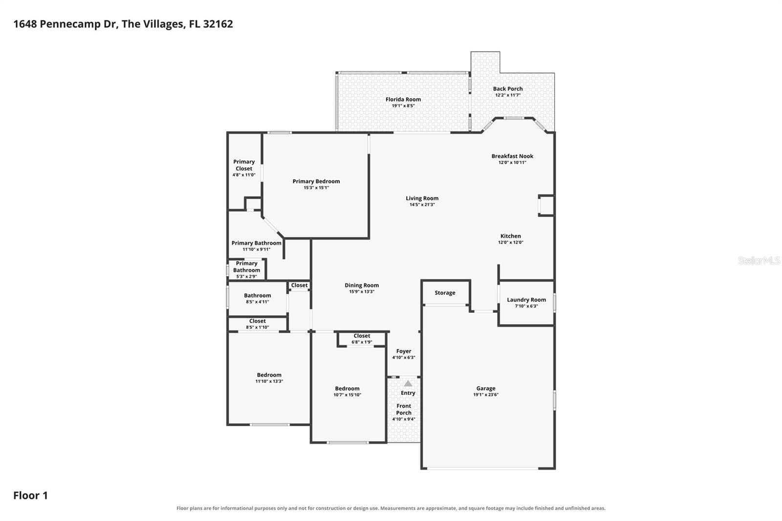 Single Family Residence at 1648 PENNECAMP DR, THE VILLAGES, photo 38 of 52