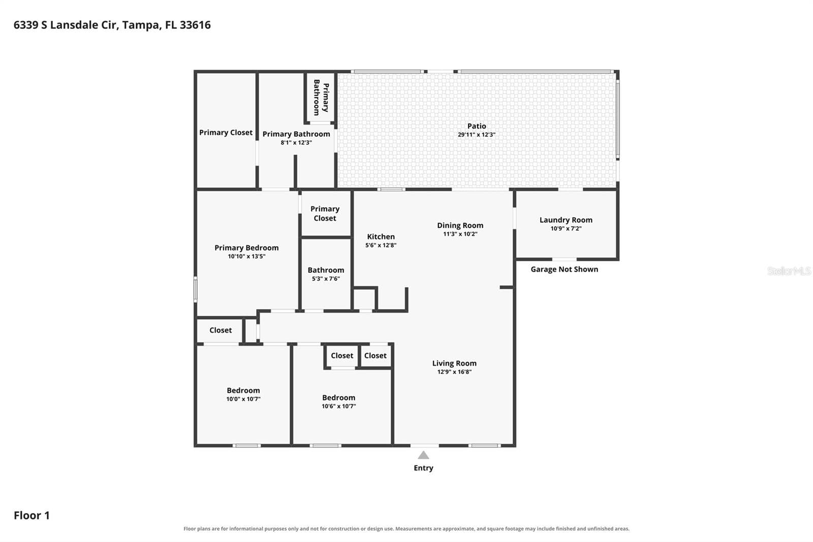 Single Family Residence at 6339 S LANSDALE CIR, TAMPA, photo 3 of 35