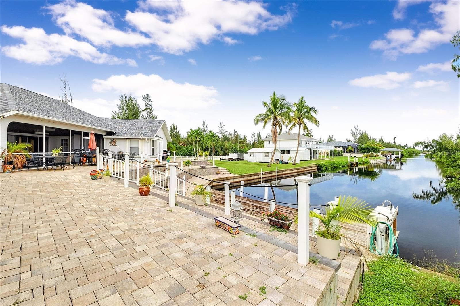 Seawall and Canal - 614 RIO VILLA DR, PUNTA GORDA
