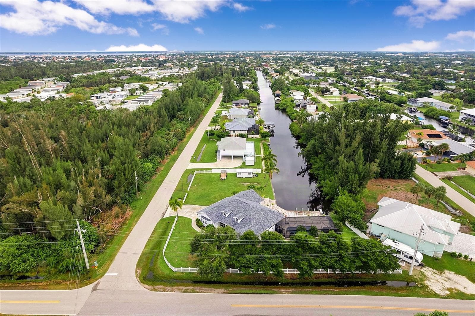 Aerial View - 614 RIO VILLA DR, PUNTA GORDA