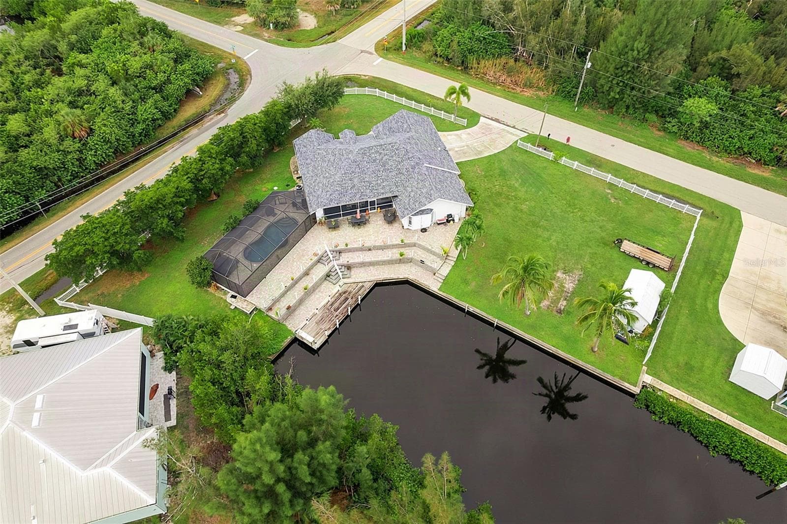 Aerial View - 614 RIO VILLA DR, PUNTA GORDA