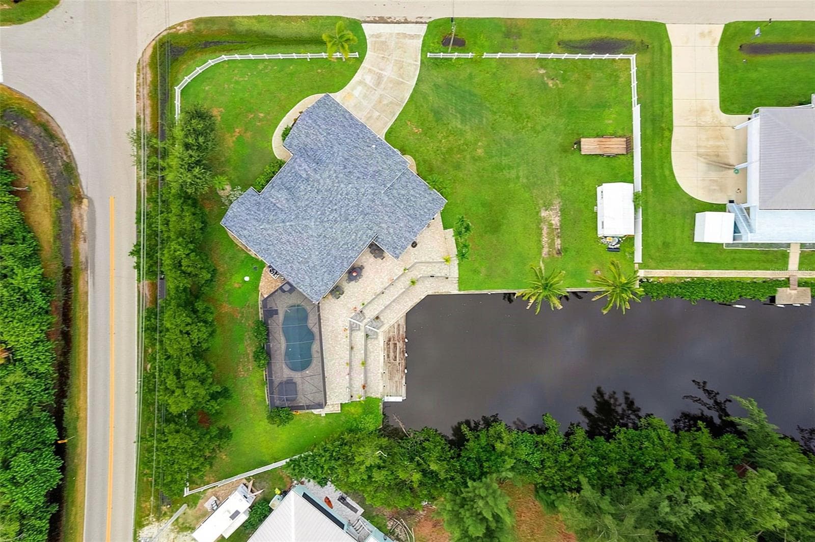 Aerial View - 614 RIO VILLA DR, PUNTA GORDA