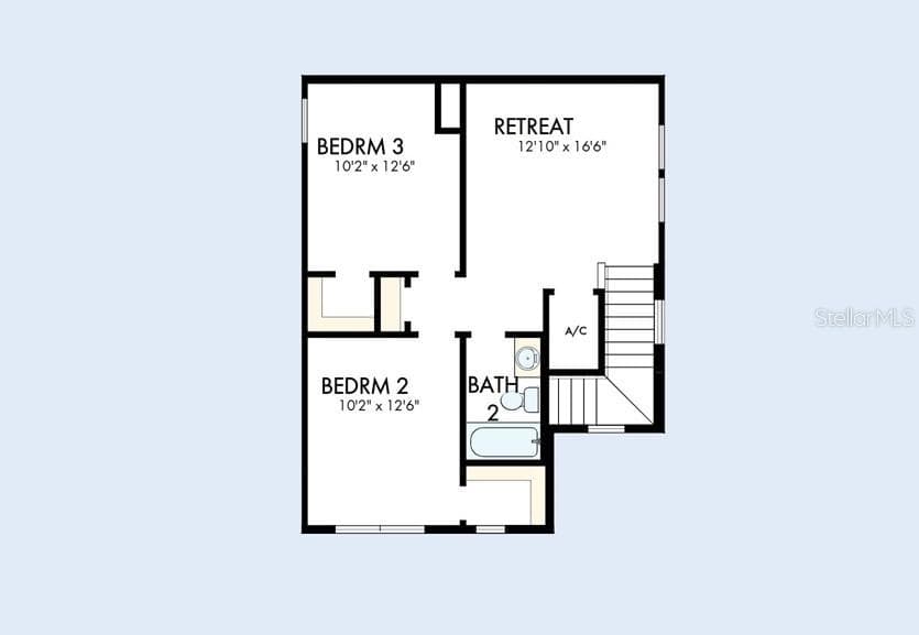 Floor Plan Second Floor - 5664 SAVANNA VALLEY TRL, ST CLOUD