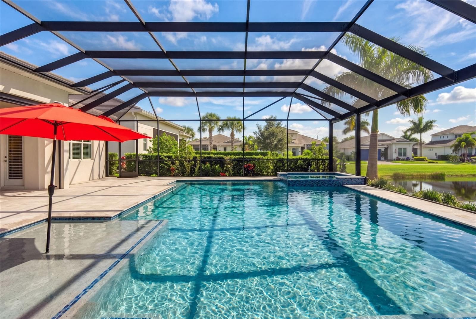 Pool Shelf Seating - 8448 CANE BAY CT, LAKEWOOD RANCH
