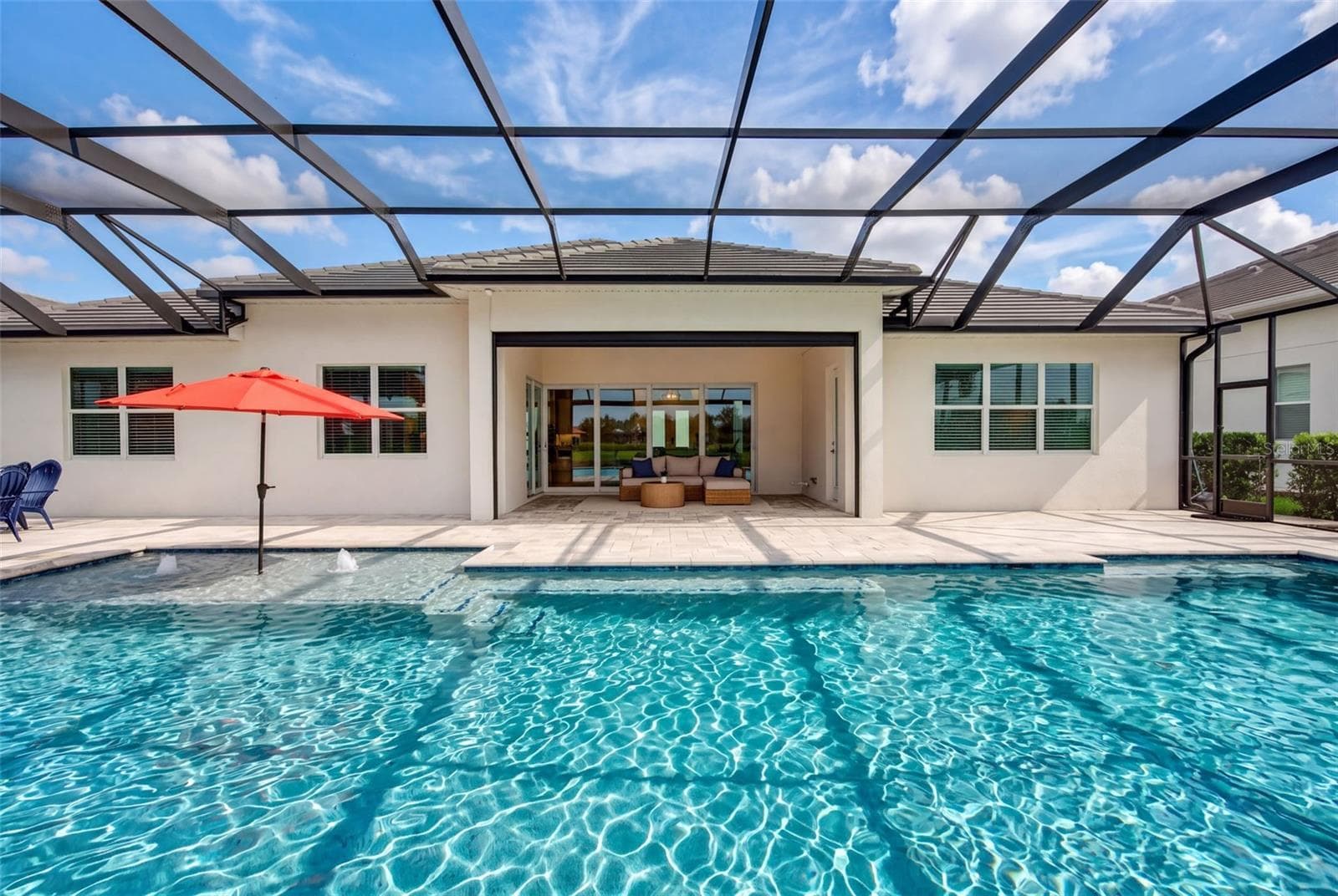 Expansive Lounging Pool - 8448 CANE BAY CT, LAKEWOOD RANCH