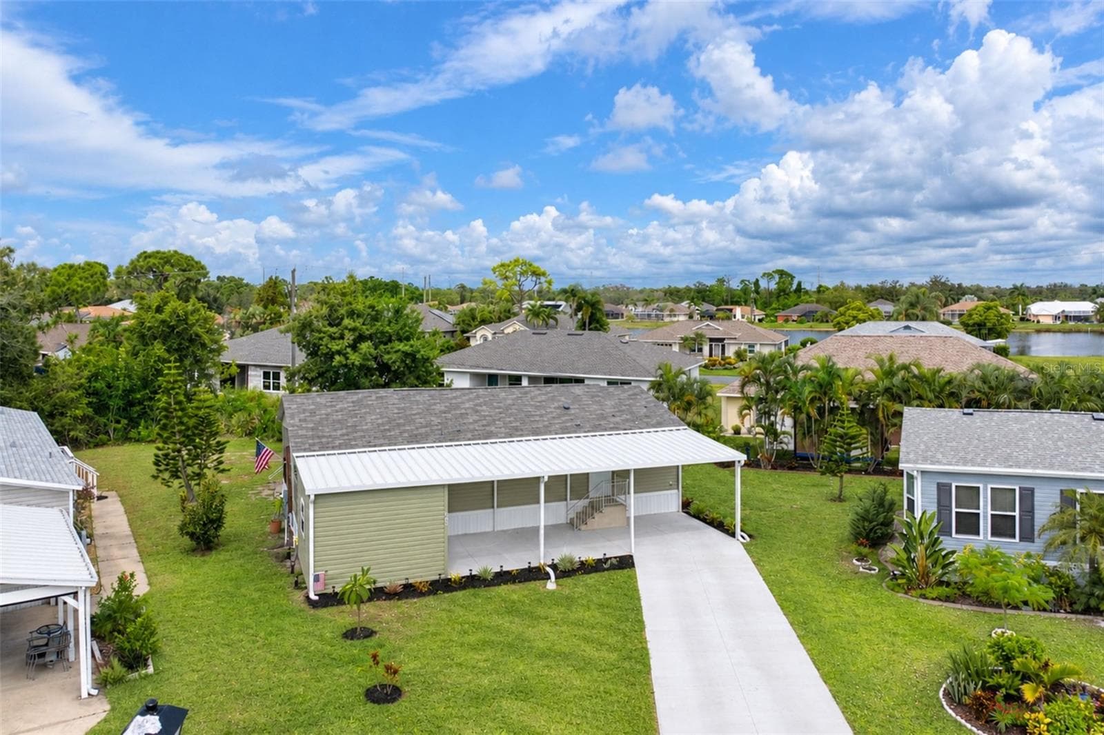 Front overhead view - 9066 PINEHAVEN WAY, ENGLEWOOD
