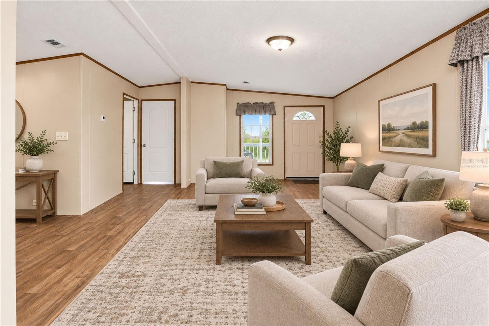 Virtually Staged living area - 9066 PINEHAVEN WAY, ENGLEWOOD