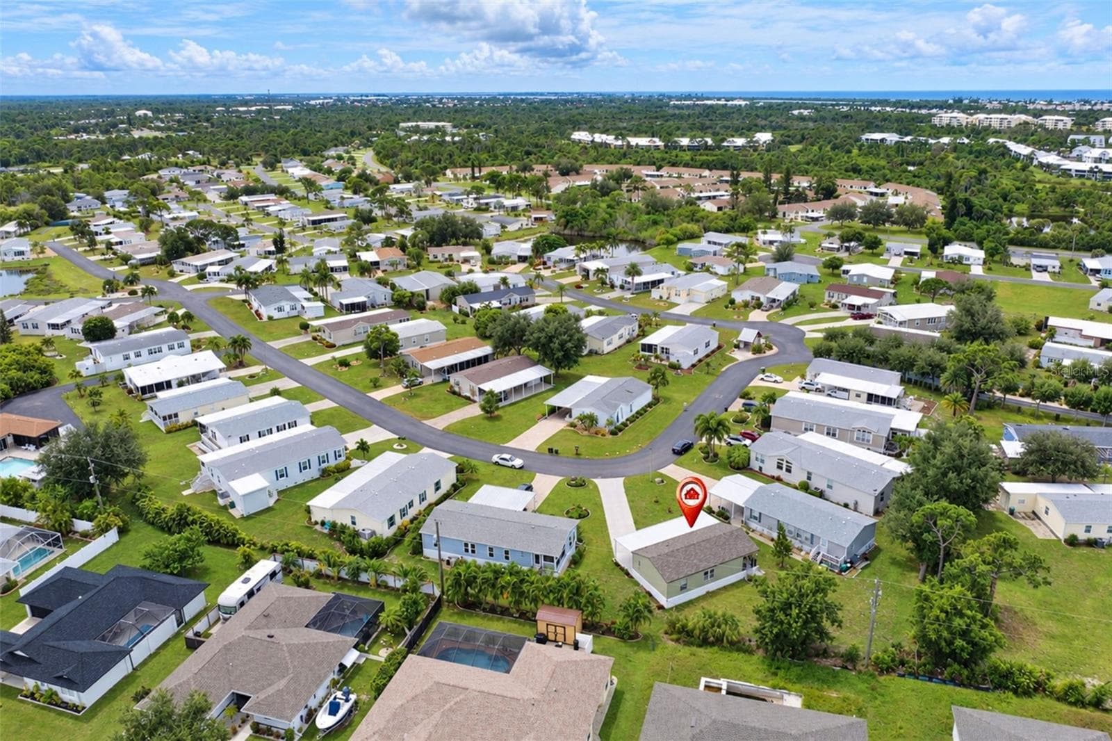 Aerial #4 - 9066 PINEHAVEN WAY, ENGLEWOOD