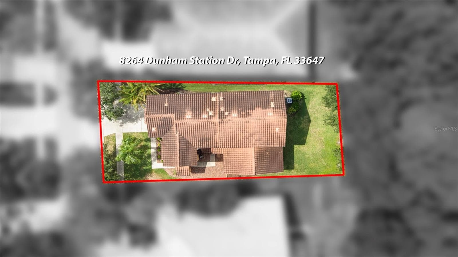 Aerial Of Property - 8264 DUNHAM STATION DR, TAMPA