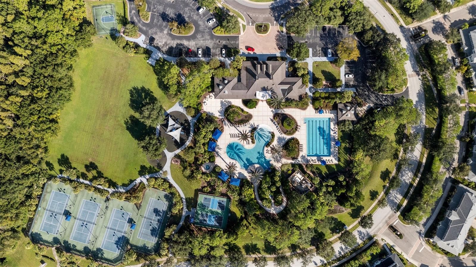 Aerial Of Amenities - 8264 DUNHAM STATION DR, TAMPA