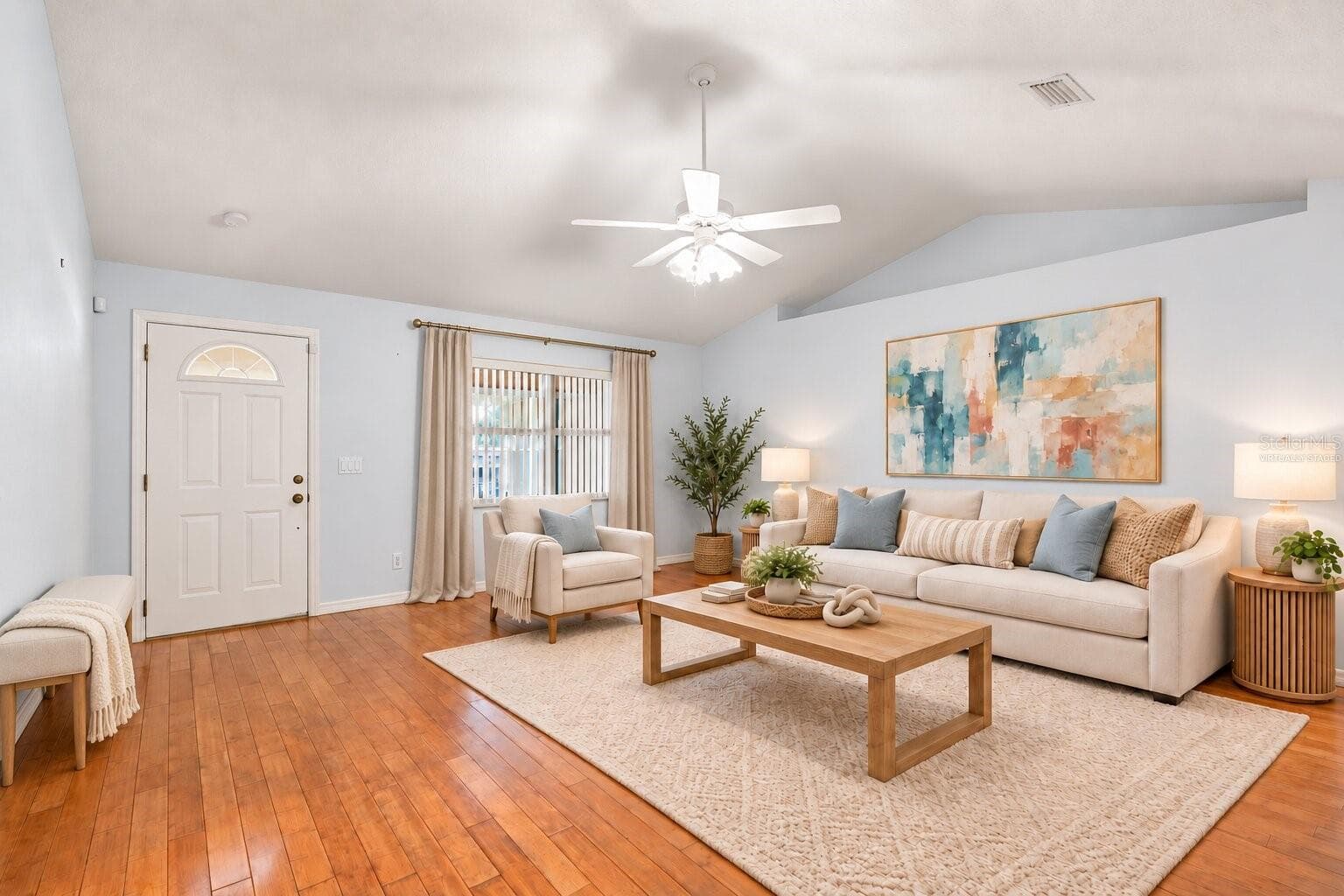 Virtually Staged - Living Room - 1000 EDMUND AVE, DUNDEE