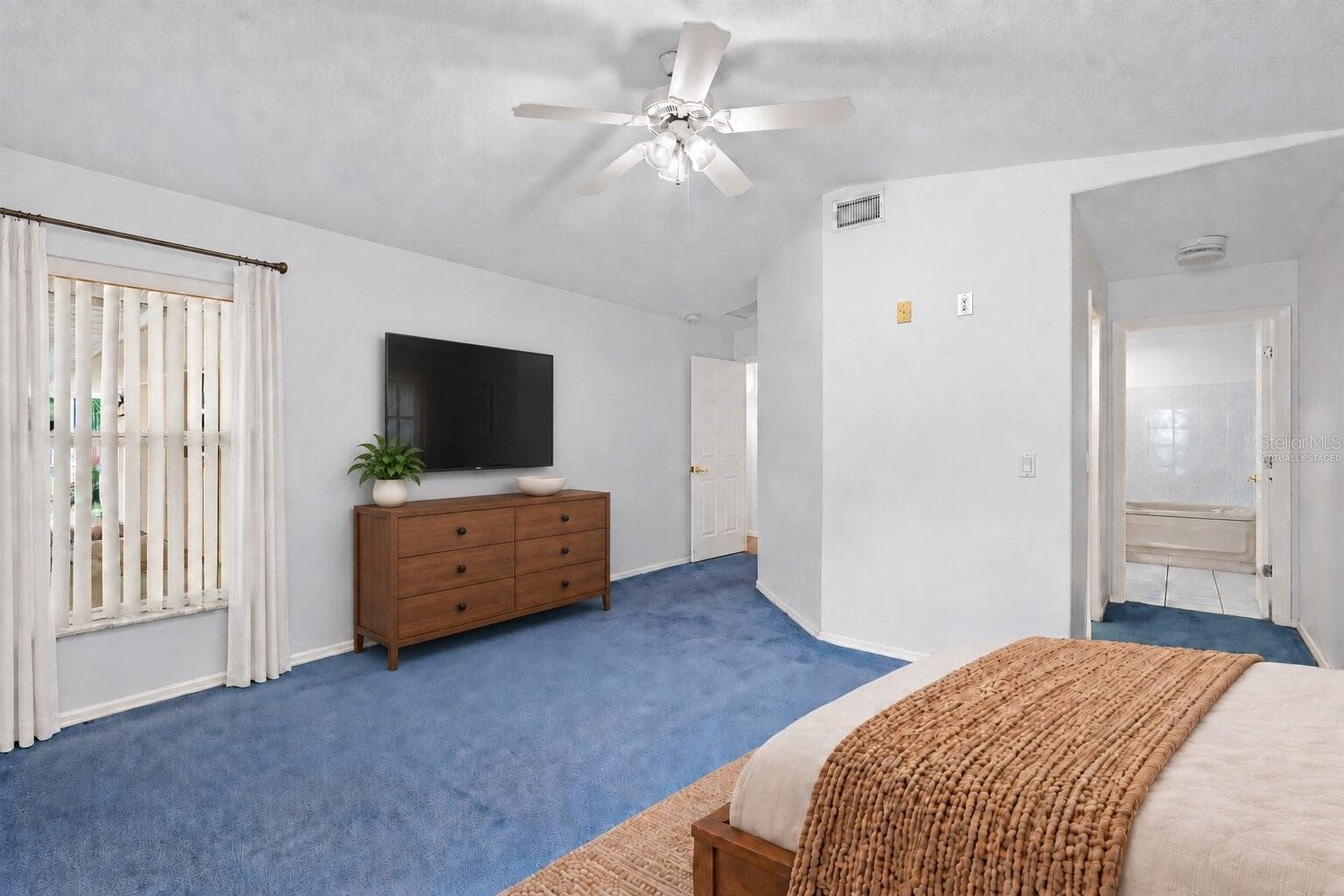 Virtually Staged - Primary Bedroom - 1000 EDMUND AVE, DUNDEE