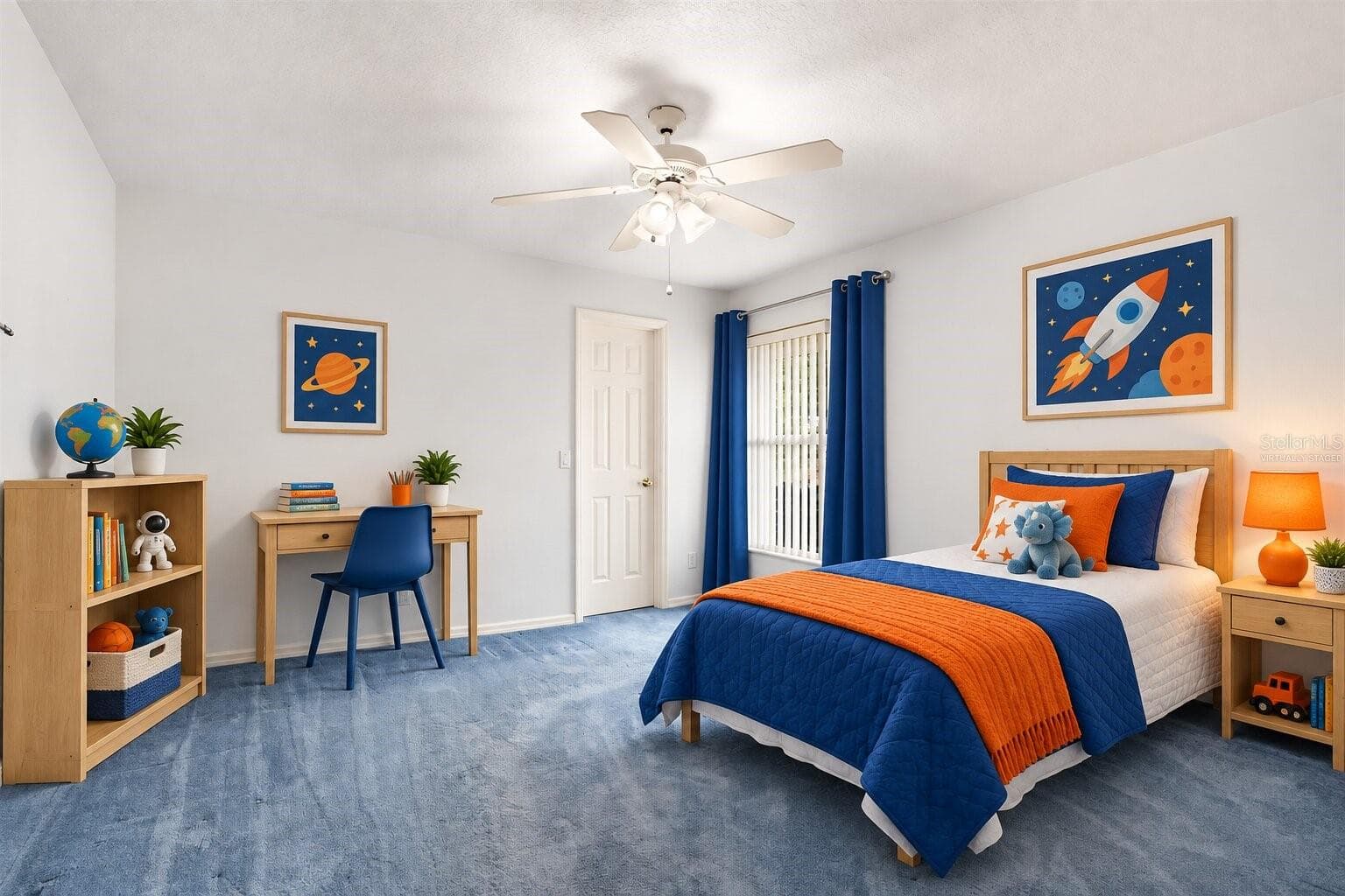 Virtually Staged - Second Bedroom - 1000 EDMUND AVE, DUNDEE