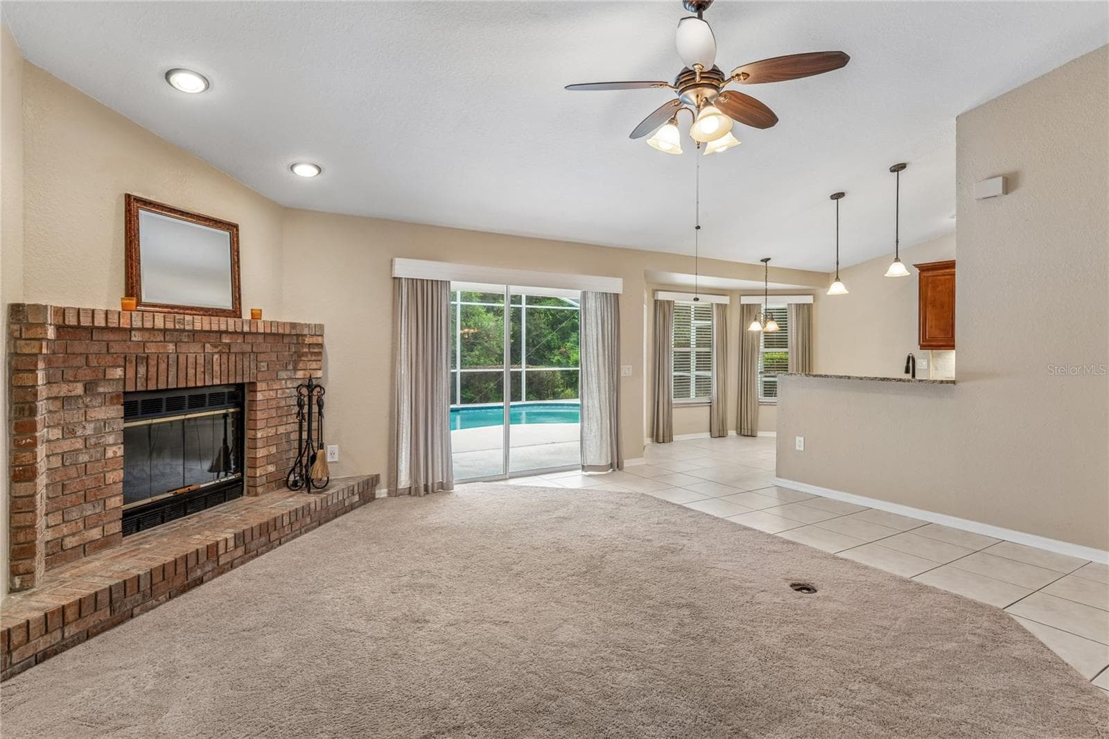View to Pool Area - 14433 LINDEN DR, SPRING HILL