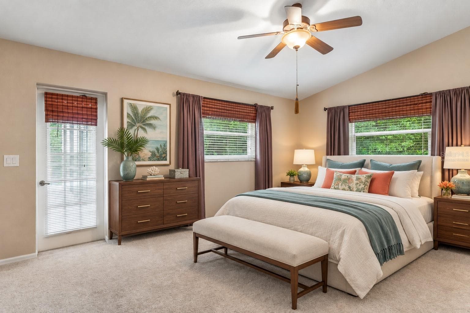 Primary Bedroom - Virtually Staged - 14433 LINDEN DR, SPRING HILL