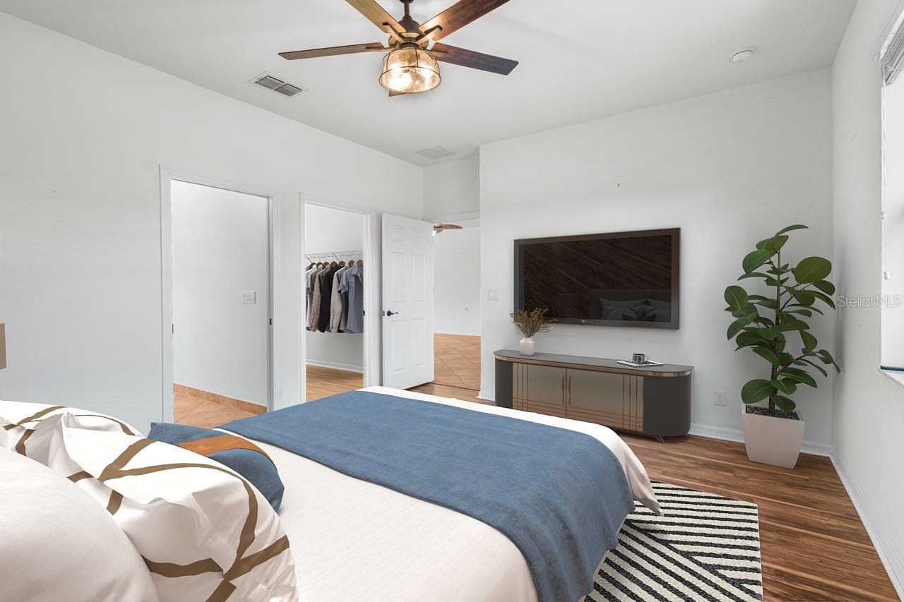 Primary Bedroom Staged - 15665 AURORA LAKE CIR, WIMAUMA