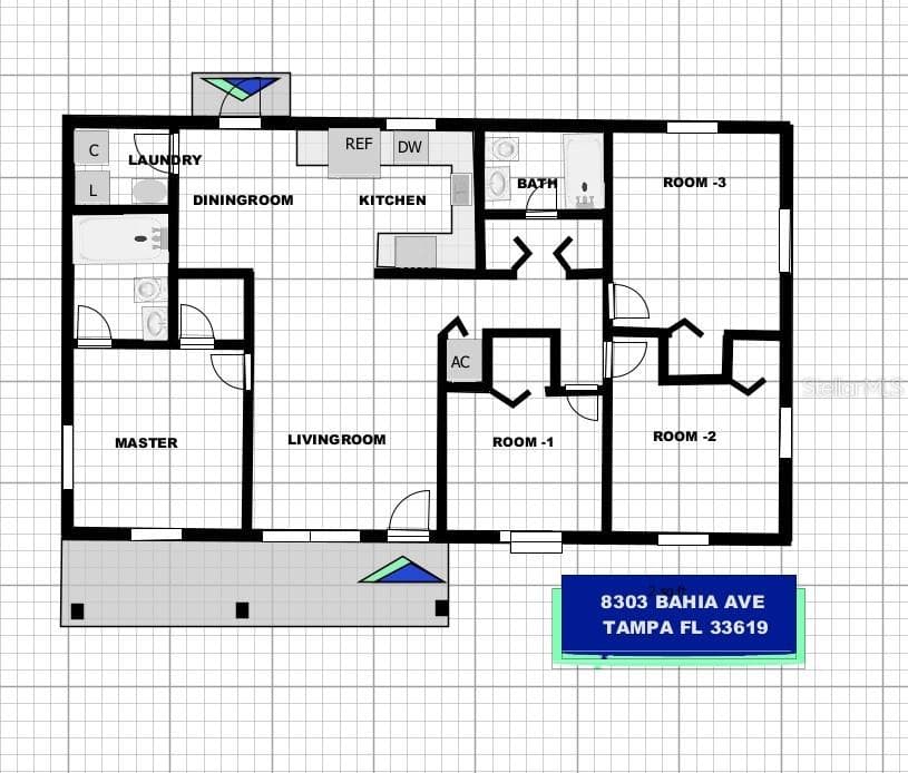 Single Family Residence at 8303 BAHIA AVE, TAMPA, photo 34 of 34
