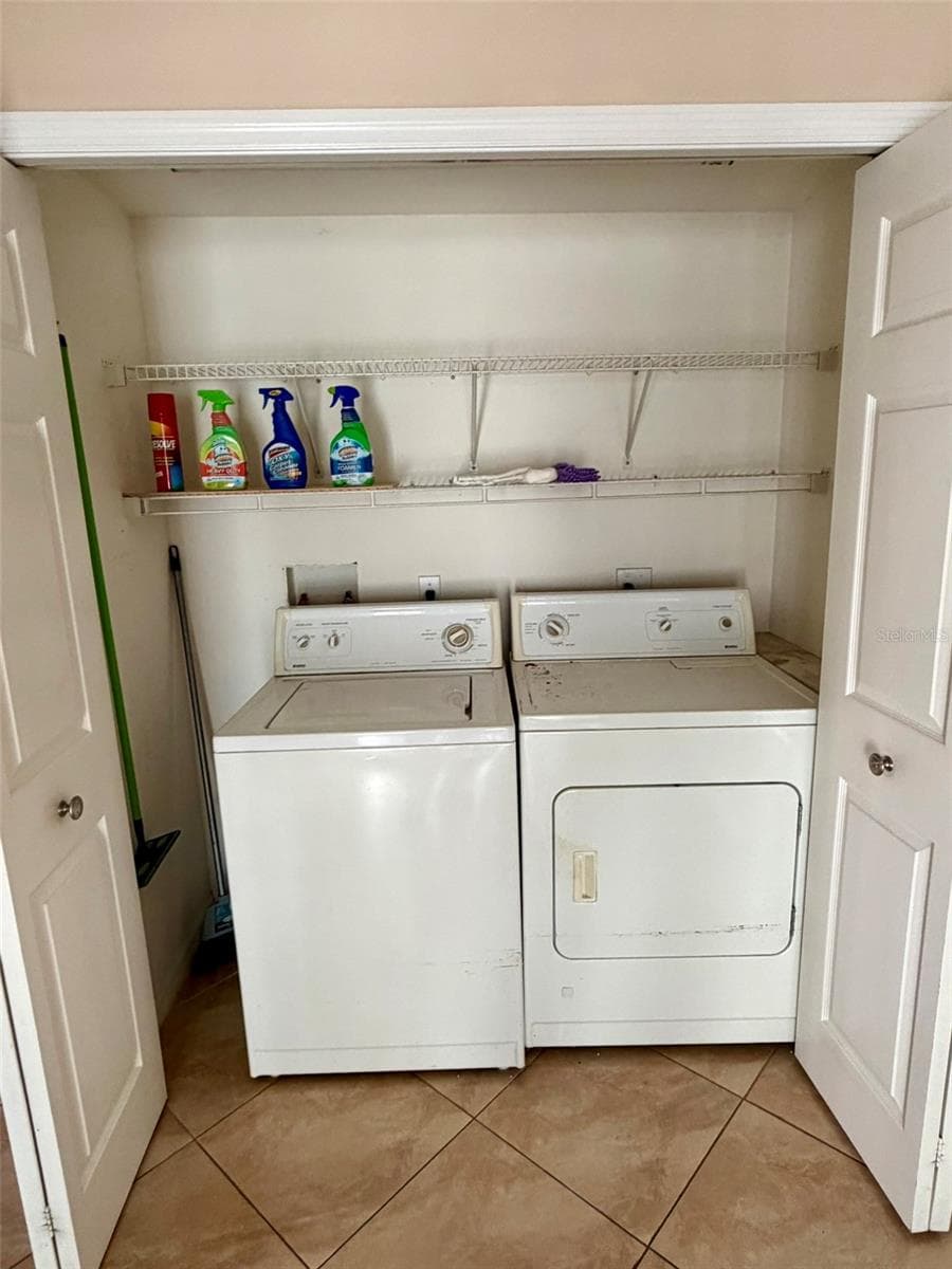 Inside laundry closet - 4621 HIDDEN VIEW PL #27, SARASOTA