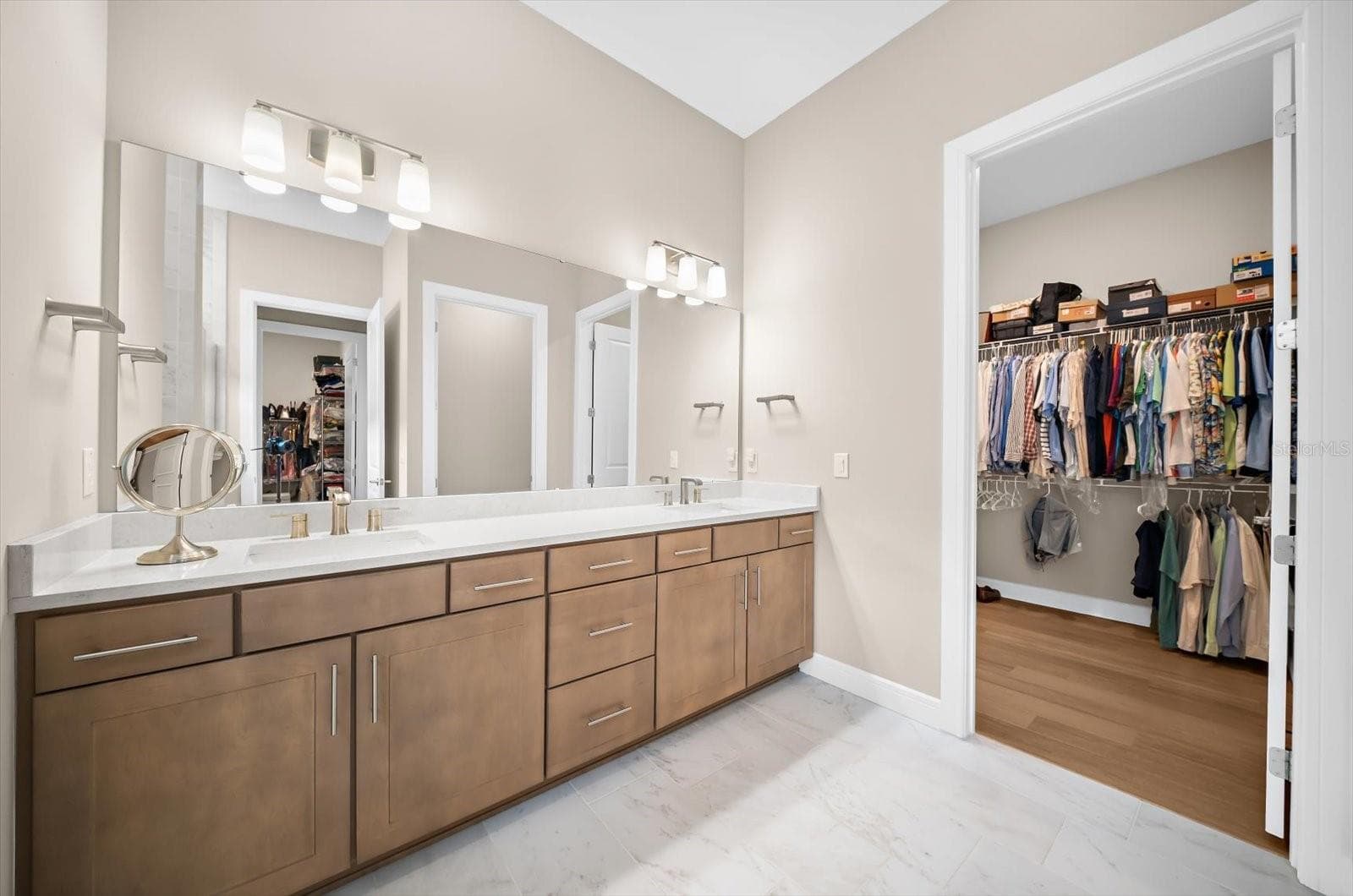 Primary bathroom and 2nd walk-in closet - 10716 SARATOGA PL, PARRISH