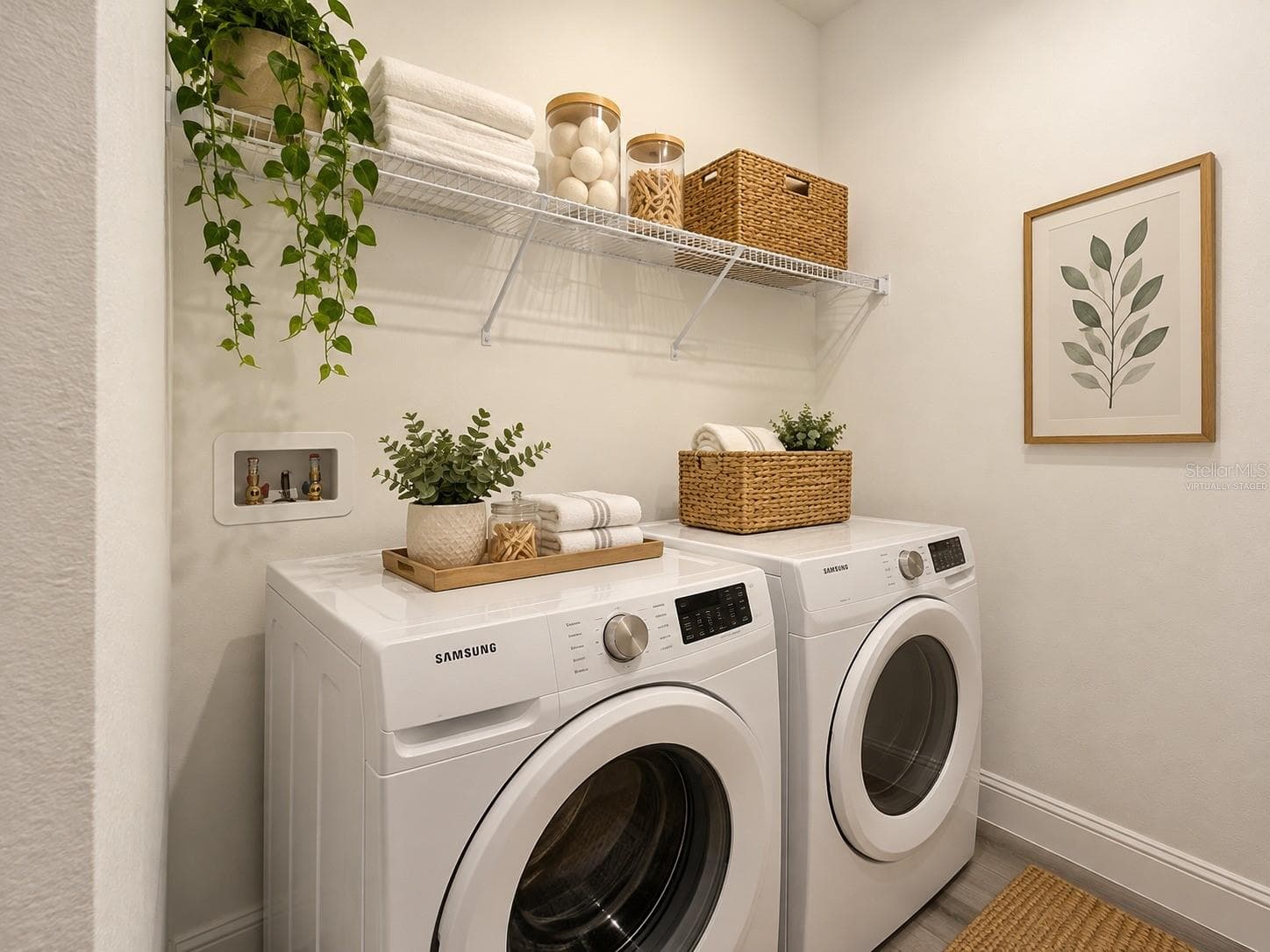 Laundry Room - Virtually Staged - 2409 SW 170TH PL, OCALA