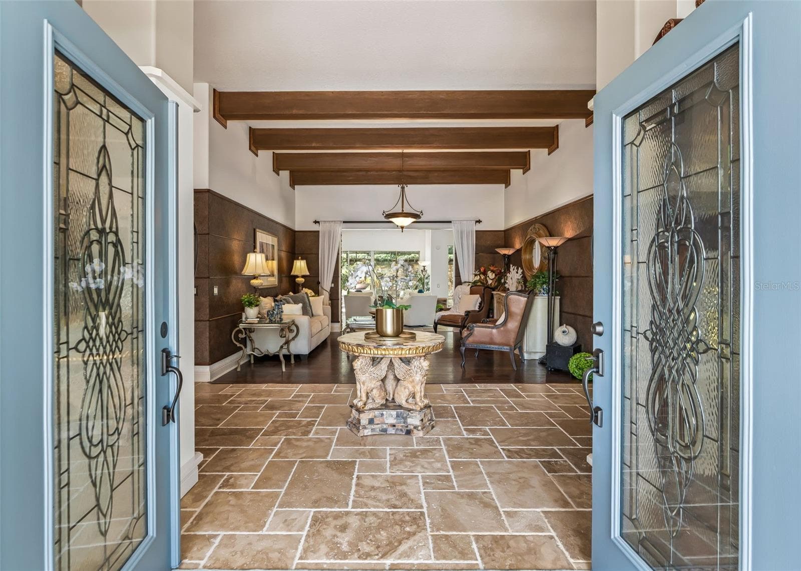 Leaded Glass Double Entry - 2917 LARRANAGA DR, THE VILLAGES