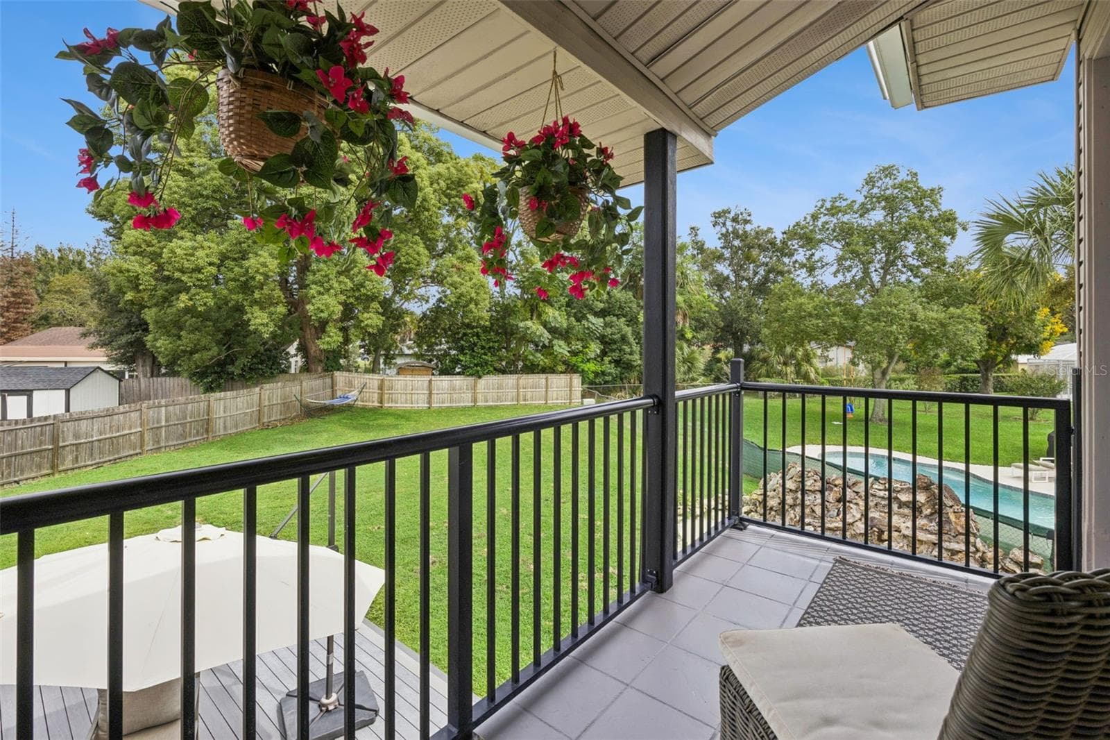 balcony off primary suite - 2228 KING CHARLES CT, WINTER PARK