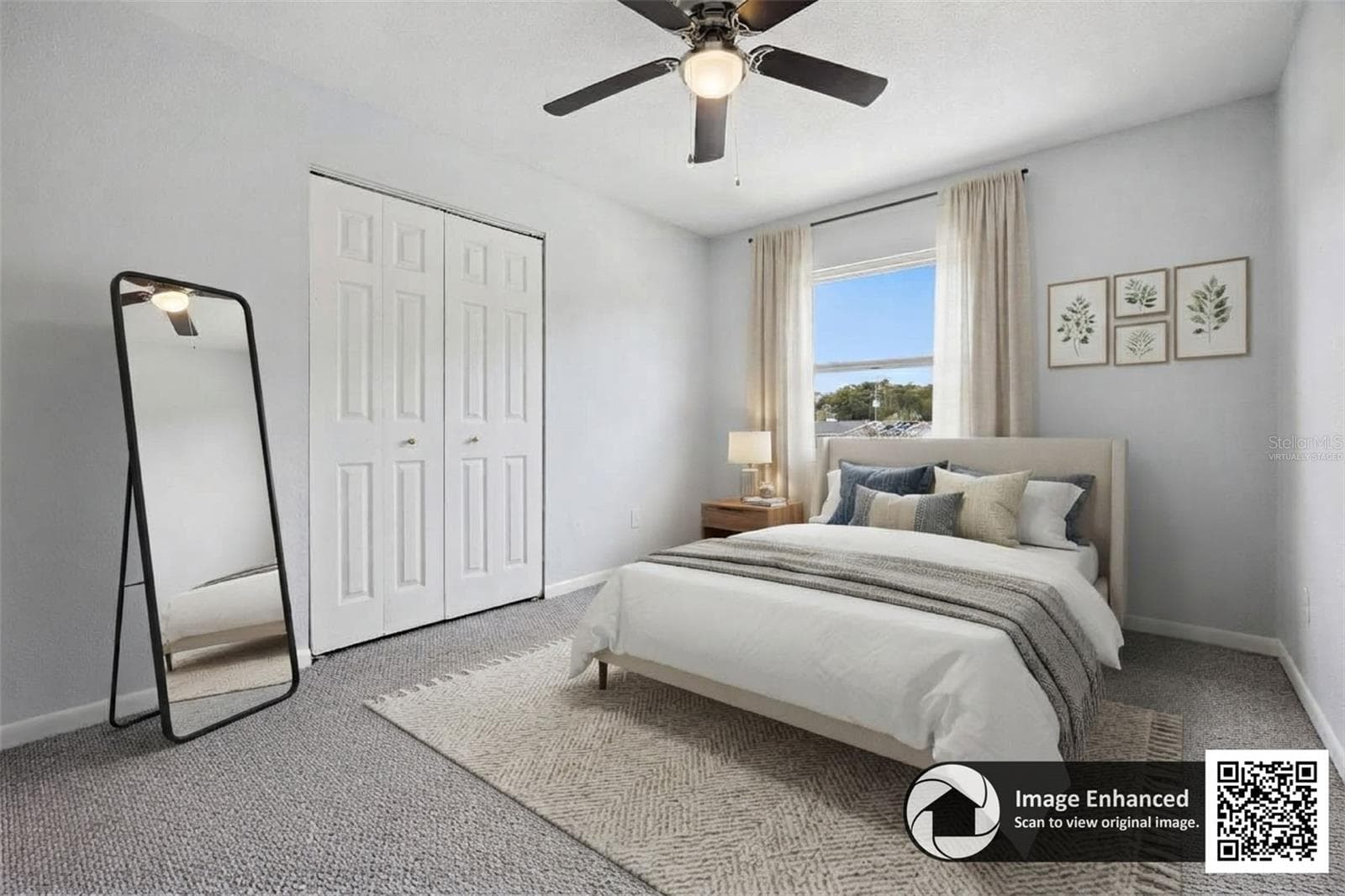 virtually staged bedroom - 2228 KING CHARLES CT, WINTER PARK