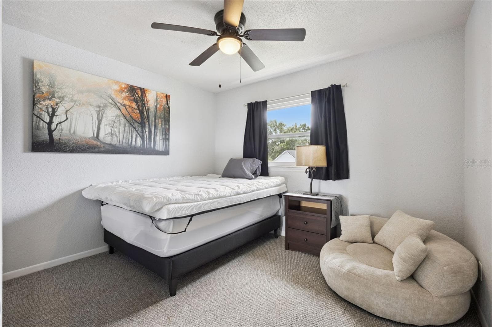 virtually staged bedroom - 2228 KING CHARLES CT, WINTER PARK