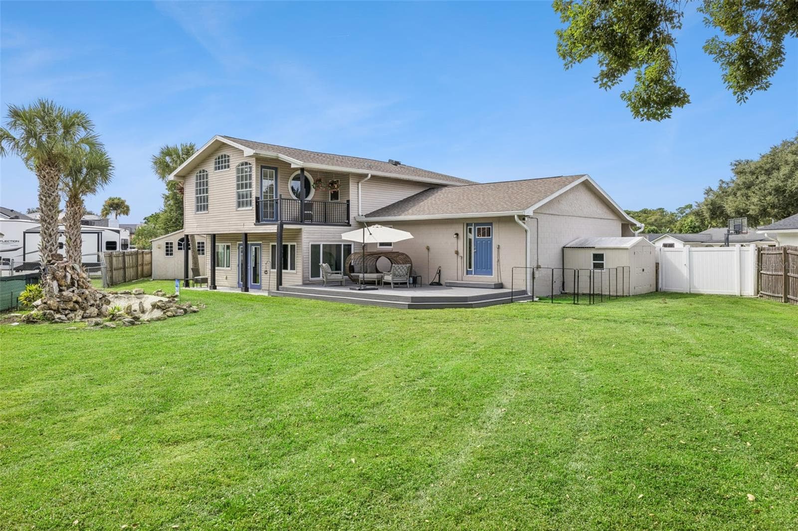 from the corner of the lot - 2228 KING CHARLES CT, WINTER PARK