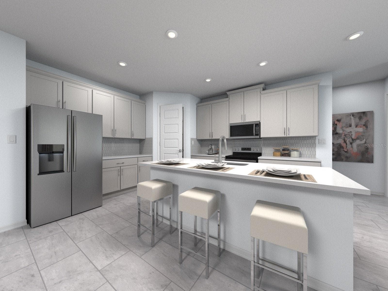 Photo is not of the actual home, but is an inspirational photo of builder’s model home and may depict options, furnishings, and/or decorator features that are not included - 3294 ORCHARD LOOP, BARTOW
