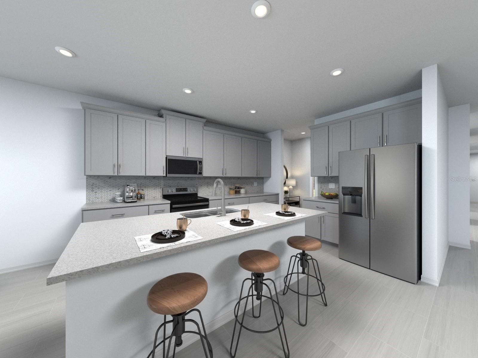 Photo is not of the actual home, but is an inspirational photo of builder’s model home and may depict options, furnishings, and/or decorator features that are not included - 1672 DRAUGHTON DR, ZEPHYRHILLS