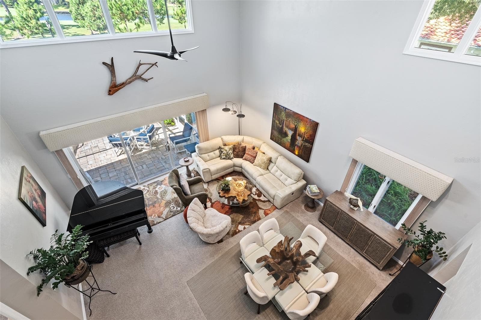 Living Room overlook - 410 LONG COVE CT, ORMOND BEACH