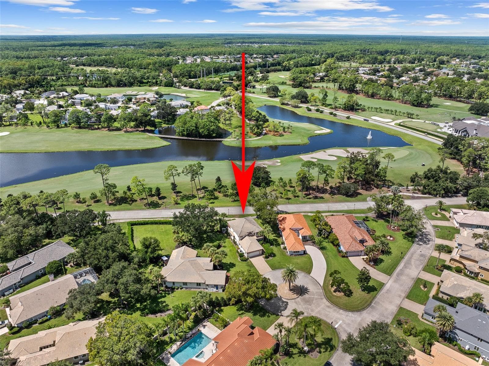 Aerial - 410 LONG COVE CT, ORMOND BEACH