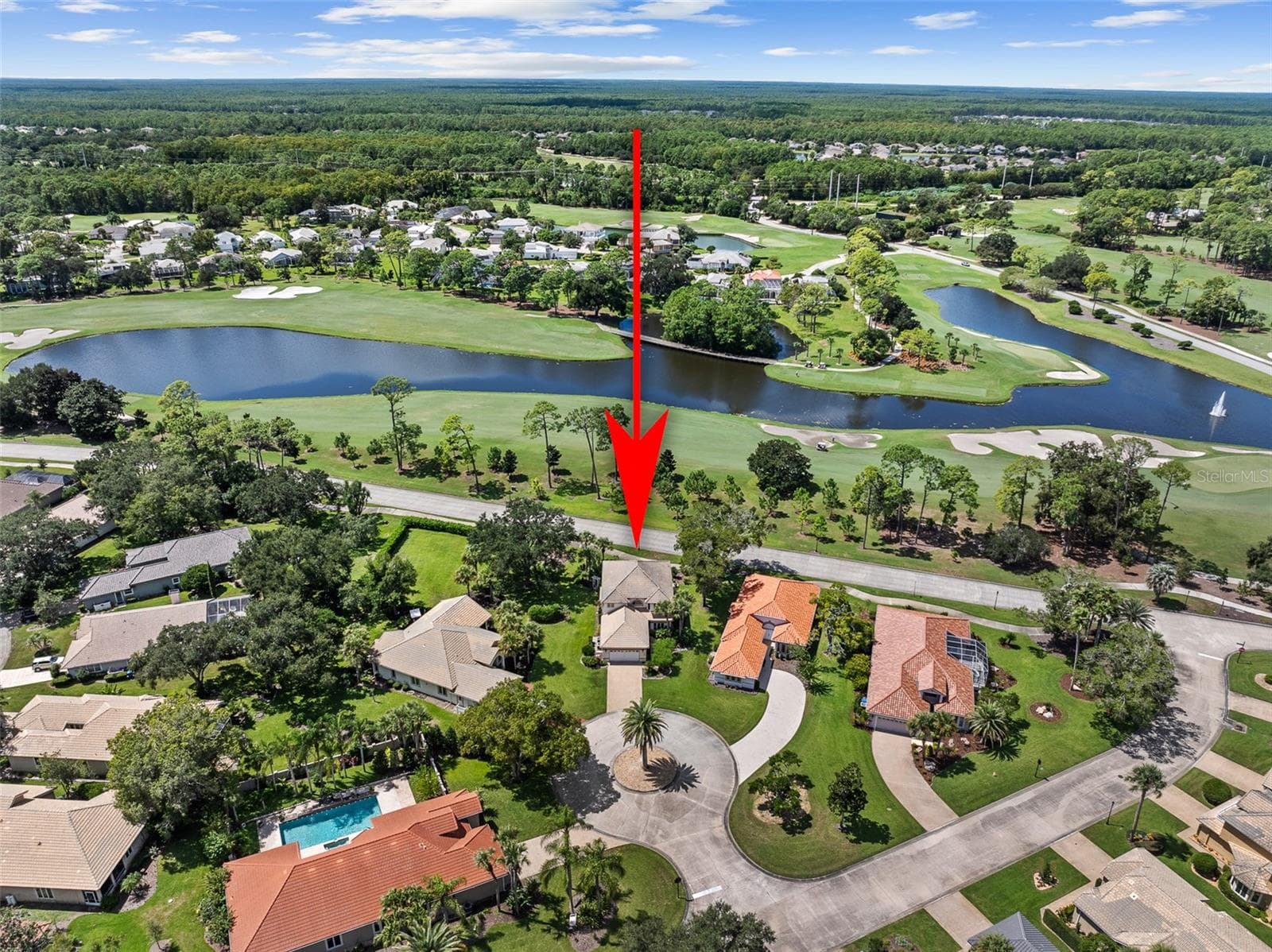 Aerial - 410 LONG COVE CT, ORMOND BEACH