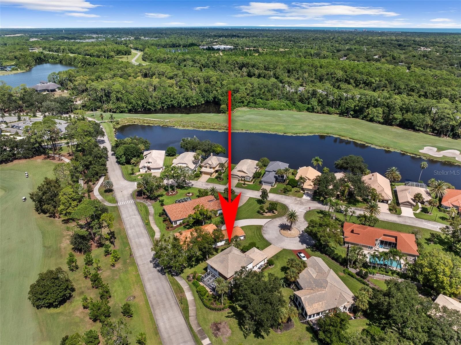 Aerial - 410 LONG COVE CT, ORMOND BEACH