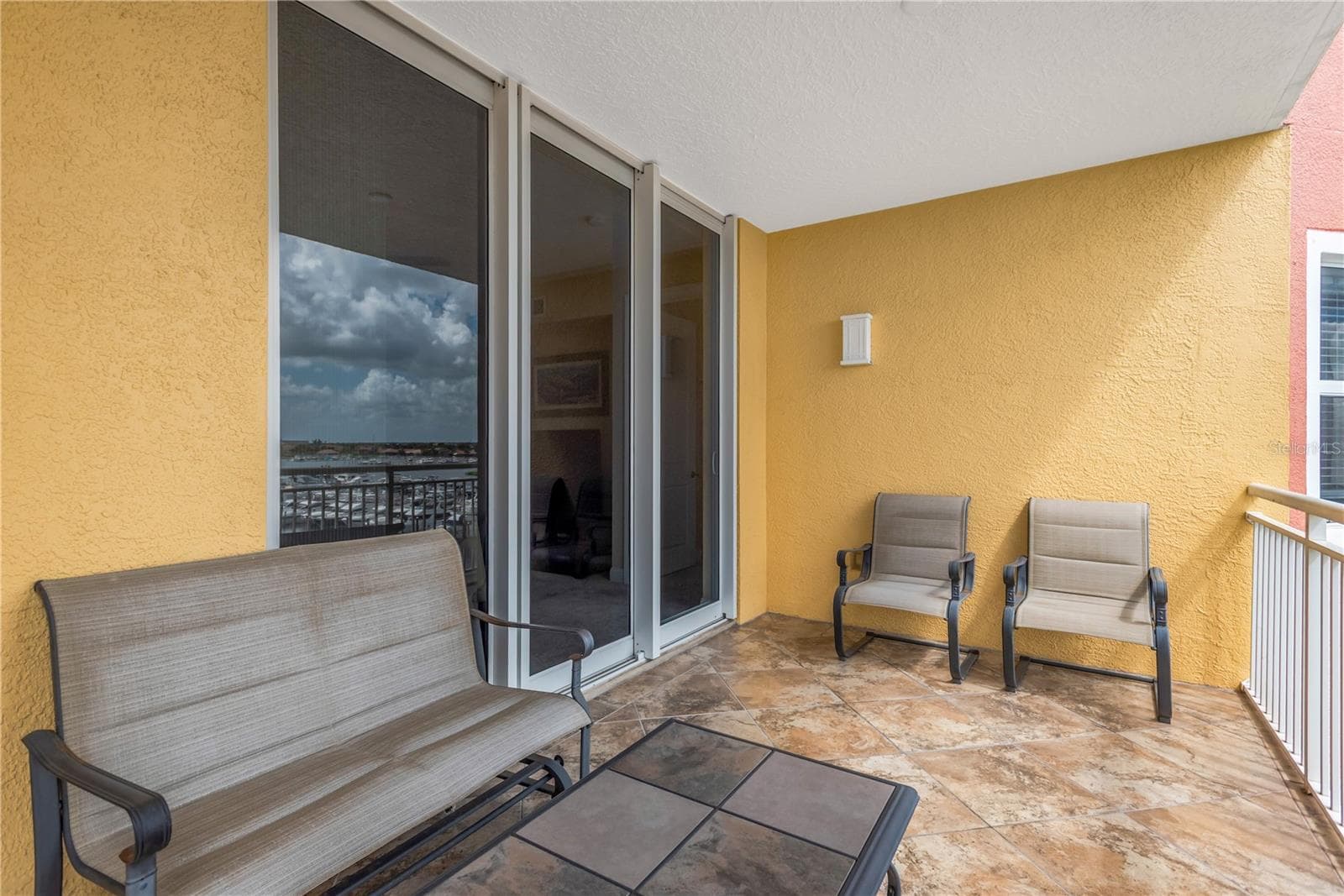 Covered Lanai overlooking Riviera Dunes Marina - 606 RIVIERA DUNES WAY #405, PALMETTO