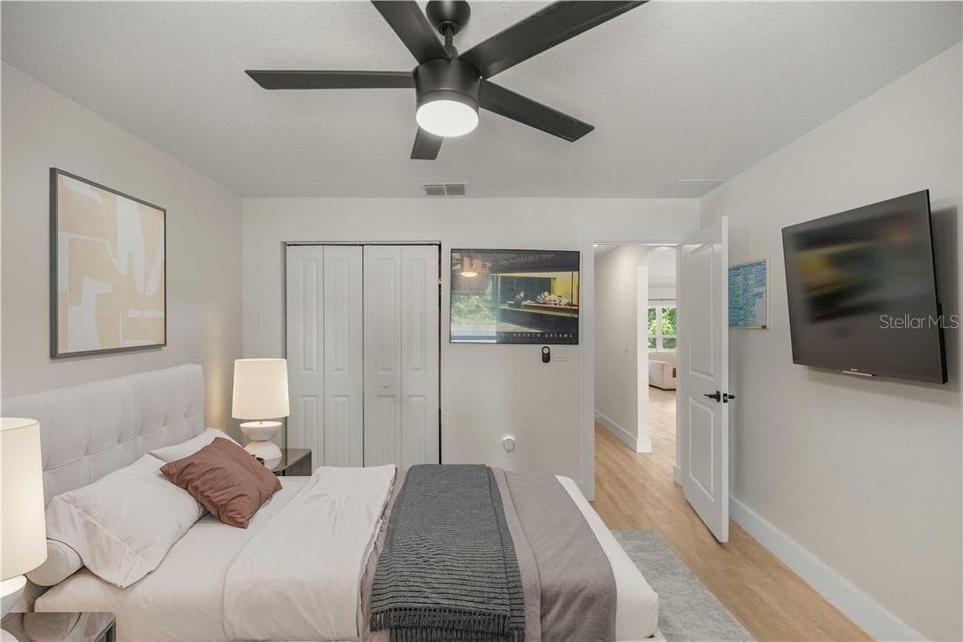 Guest Bedroom 2-Virtually Staged - 6962 SE 124th ST, BELLEVIEW FL 34420